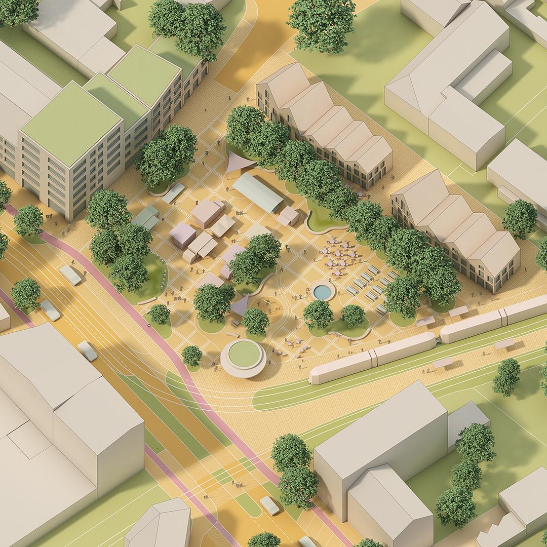 Neuer Martkplatz Köln-Poll